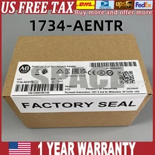 Allen-Bradley 1734-AENTR Point I/O Dual Port Adaptor Module Sealed US Free Tax