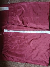 Pair Dark Red Pencil Pleat Lined Curtains 90inch Wide, 72  Drop. Very Good.