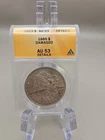 1889 Morgan Silver Dollar $1 - ANACS AU53