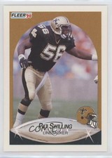 1990 Fleer Pat Swilling #195 1u6