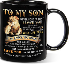 Inspirational Gifts for Son from Dad - to My Son Mug 11oz  Birthday, Graduation