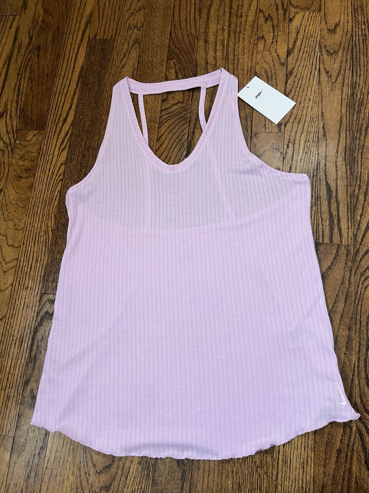 New Women's Size M Nike Yoga Pink Tank Top
