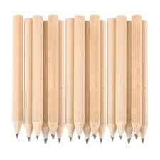 50pcs Golf Pencils, Natural Wooden Half Pencils Mini Short Small for Kids Bri...