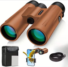 10x42 Binoculars for Adults - Professional HD Roof BAK4 Prism Lens Binoculars fo