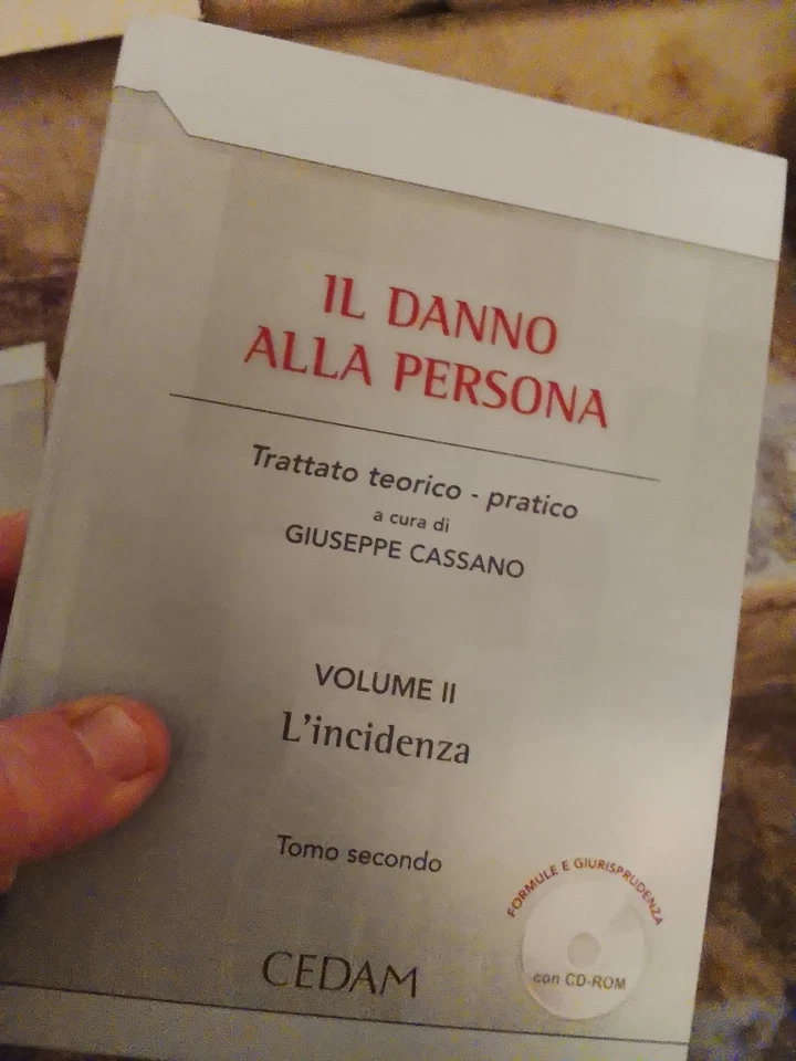 Il Danno Alla Persona Giuseppe Cassano CD.Rom - Immagine 4 di 4