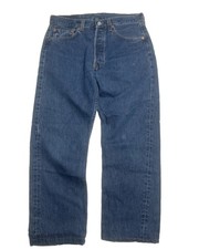 Levi's Men's 501 32x26 Original Straight Fit Jeans - Dark Wash USA made