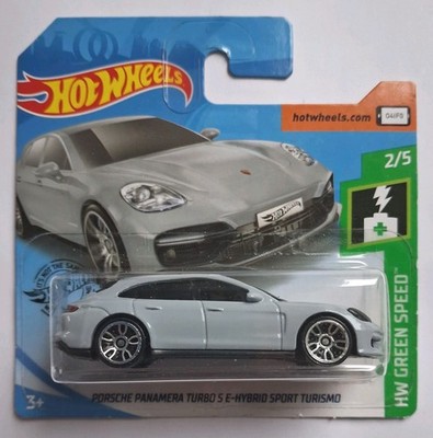 Hot Wheels Porsche Panamera Turbo S E-Hybrid Sport Turismo HW Green Speed Neu