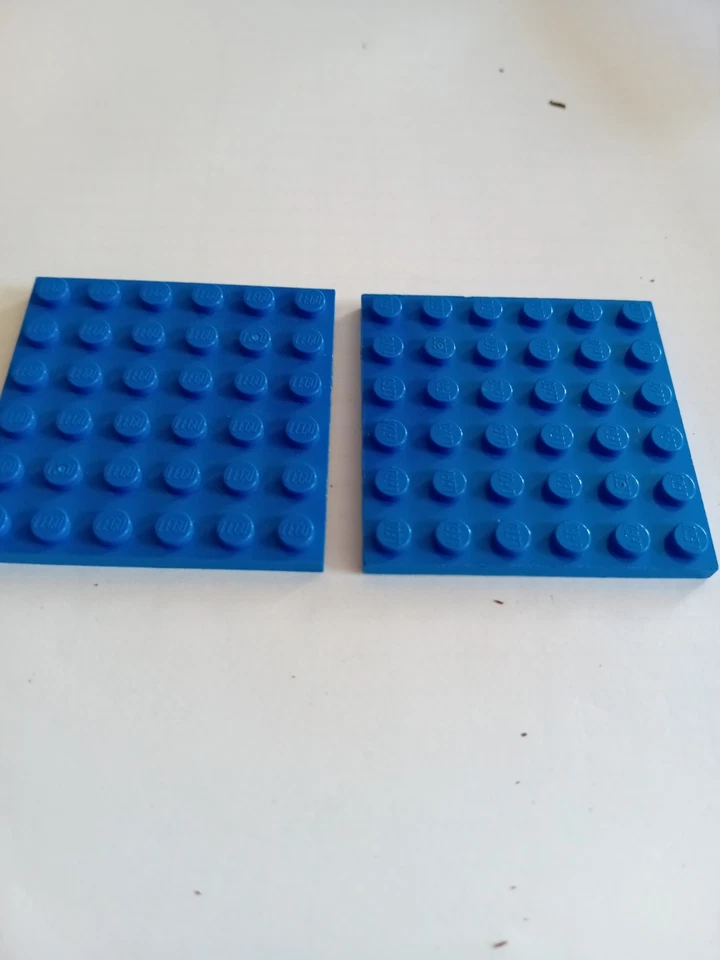 Nr 255   2xLegoplatte 6x6   3958 Blau - Bild 1 von 1
