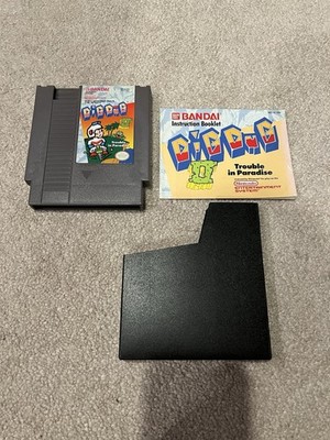 Dig-Dug II 2 Nintendo NES Bandai Namco Game, Manual & Sleeve