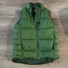 REI Co-op Boys Green Puffer Down vest XS 6-7