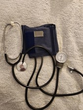 Analog Blood Pressure Testing Kit - Stethoscope, Cuff, Monitor - Multi Color