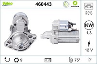 Valeo Anlasser Starter 1.3 Kw FüR Opel Combo Kasten Kombi Fiat Doblo X12 263