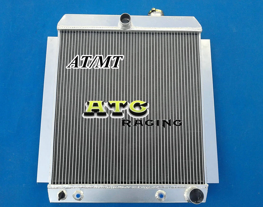 Radiador de aluminio 53 + ventilador para camioneta Chevy 1948-1954 1949 1950 1951 1952 Foto 2 de 4