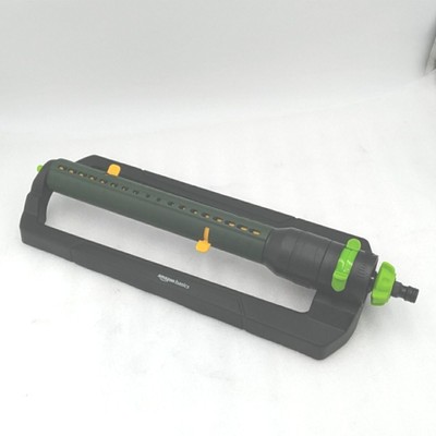 Amazon Basics Oszillierender Wassersprinkler mit 2-Wege-Einstellung und 3/4-Zoll