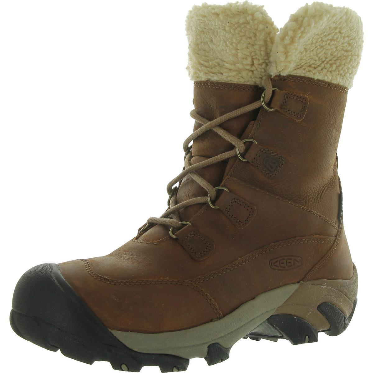 Женские зимние ботинки Keen из коричневой кожи среднего размера (B,M) BHFO 5244