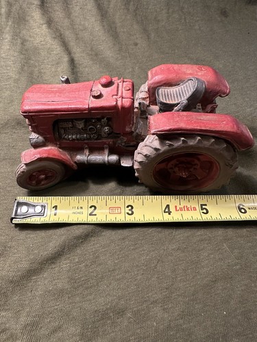Vintage Key Point red tractor, paperweight type. Very cool weathered look. - Picture 20 of 22