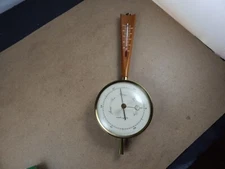 C..1956 Airguide Mid-Century style WEATHER STATION Thermo & Barometer