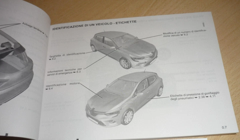 Libretto uso manutenzione Renault CLIO,anno 2022 - Immagine 2 di 4