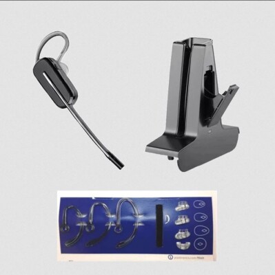 Poly Savi 8240/8245 Ersatz Dect Kabelloses Headset ( Emea ) Mit Charge Halterung