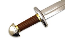 Full Tang Viking Sword w/ High Carbon Tempered Hand Forged Carbon Steel