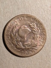1965 Colombia V Centavos