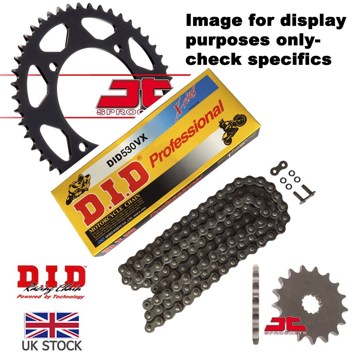 Kawasaki KH500 -USA 73-76 DID X Ring Chain Sprocket Kit 15