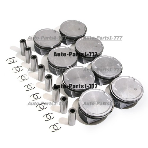 8x Pistons & Rings Kit STD Φ102 For Mercedes-Benz W204 W211 CL63 ML63 M156 6.3L - Foto 2 di 6