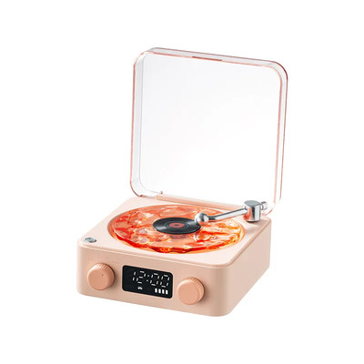 Portable Vintage Bluetooth Speaker with RGB Light and Sleep Aid Function