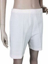 Vintage 70s Linda Mae Waffle Weave High-Waisted Mid-Length Shorts Size Large