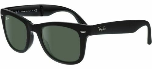 RAY BAN 4105 54 WAYFARER PIEGHEVOLE 601S MATTE BLACK FOLDING SOLE SATINATO  NERO | eBay