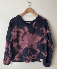 Alternative Apparel Tie Dye Crewneck Pullover Sweatshirt Youth Size Large