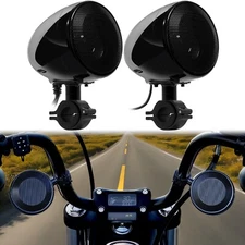 300W Bluetooth Motorcycle Handlebar Audio Amplifier Stereo Speaker System Harley