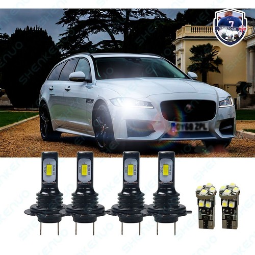 For Jaguar XF 20082011 H7 Super White LED Headlight Bulb 60w 501 499