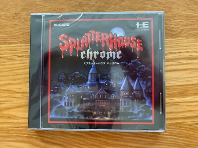 Splatterhouse Chrome PC Engine Works Turbo Duo TurboGrafx Beschreibung lesen!