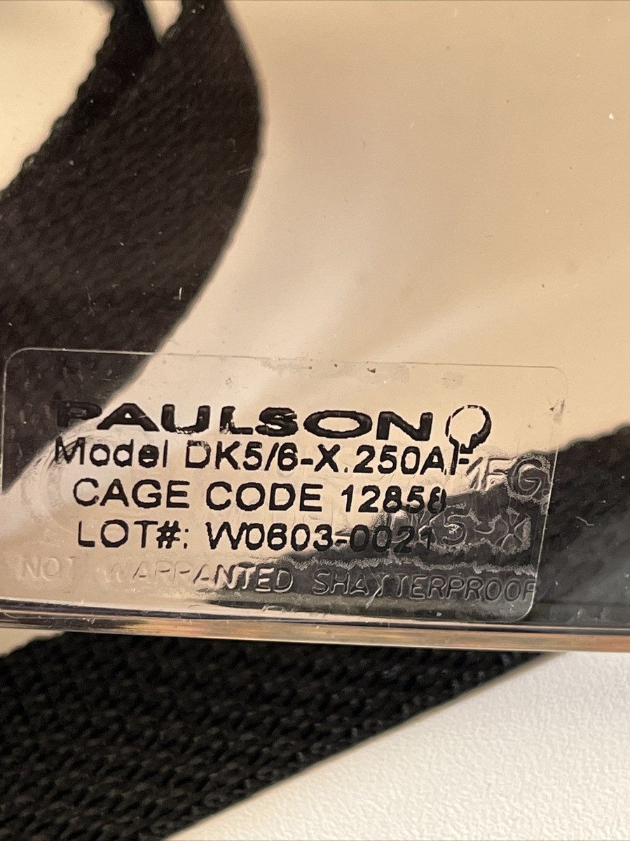 Paulson DK5/6-X 250AF FACE SHIELD FOR RIOT PROTECTION | eBay