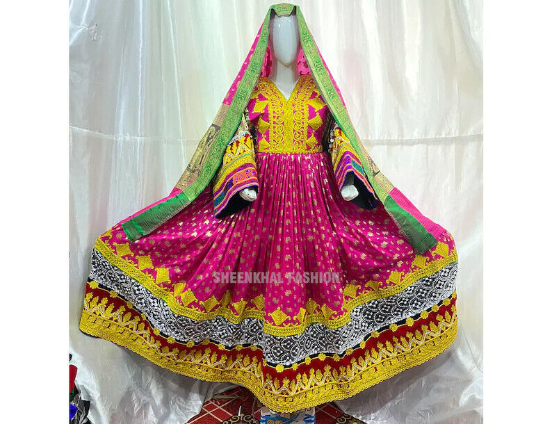 Afghan Dress for Women - Traditional Afghan Kuchi Tribal - Boho...