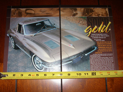 1963 CORVETTE STING RAY SPLIT WINDOW - ORIGINAL 2002 ARTICLE