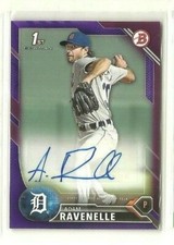  2016 Bowman Prospects Autographs Purple #PAAR Adam Ravenelle (ref 60544)