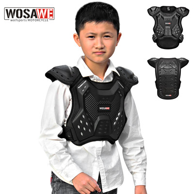WOSAWE Kids/Youth Armor Protector Vest Protective Gear BMX Knee Elbow Wrist Pads