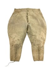 Pantalones cortos de algodón tostado del ejército de Estados Unidos de la Primera Guerra Mundial talla 34W x 23L