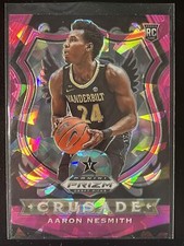 2020 Panini Prizm Draft Picks #95 Aaron Nesmith Pink Ice Crusade Vanderbilt