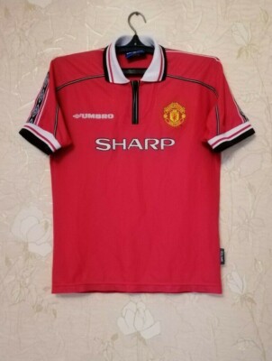 Manchester United 1998 - 2000 home football shirt jersey