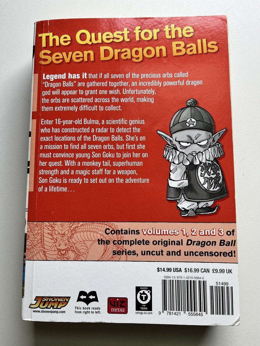 Dragonball 3-in-1 #1 (Includes Vol 1 2 3) Manga by Akira Toriyama