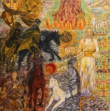 Life without death 80X80cm Oil On Canvas Painting Wall Art Paint Colors