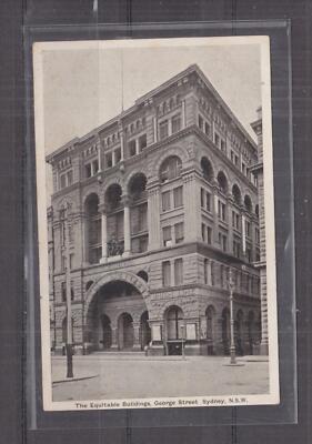 NEW SOUTH WALES, SYDNEY EQUITABLE BUILDINGS, GEORGE St., c1910 ppc., unused.