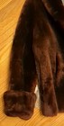 Vintage Fur Faux Coat Mink   Brown Open Front,  2 Pockets EUC Elegant  — photo 2