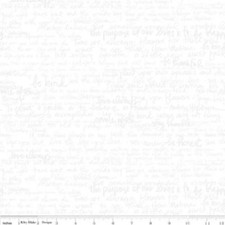 Tone On Tone Basics By Riley Blake Designs - White Text C217