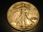 1942-S 90% Silver Walking Liberty Half Dollar XF ^^^^^