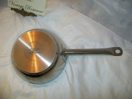 Paderno Flared Saute Pan 8"Diameter Stainless Steel 1.0 Liter "Pots for Eternity - Picture 4 of 9