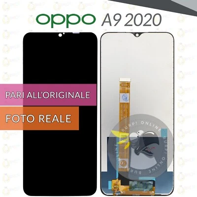DISPLAY OPPO A9 2020 CPH1937 CPH1939 CPH1941 SCHERMO LCD TOUCH SCREEN VETRO